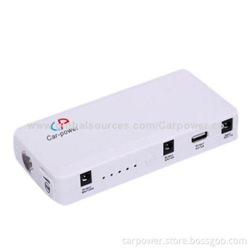CE/FCC/RoHS car jump starter, jump start 12V vehicle, fit for mobile, iPad, laptop, digital devic